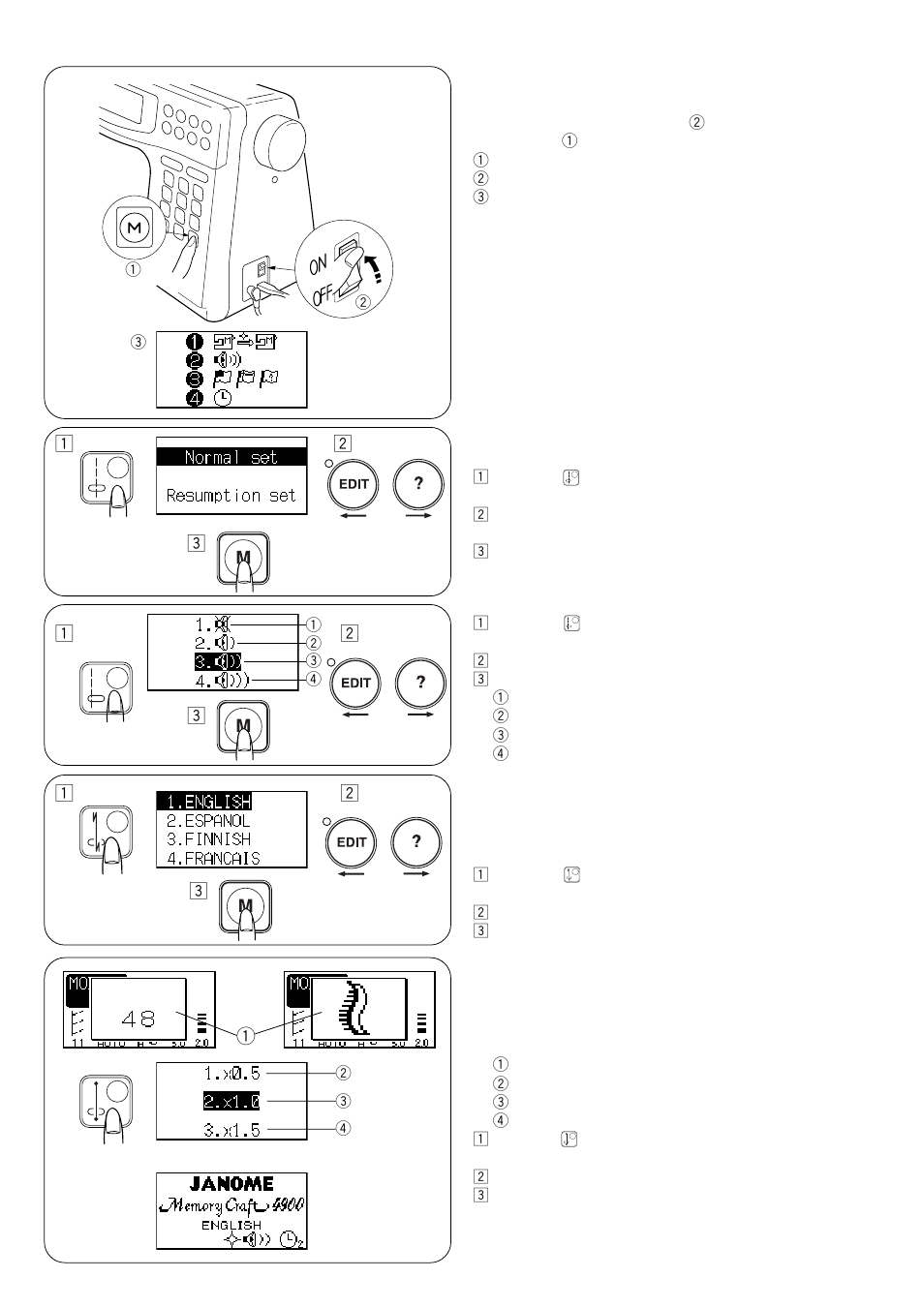 Janome MEMORY CRAFT 4900 QC User Manual | Page 15 / 89