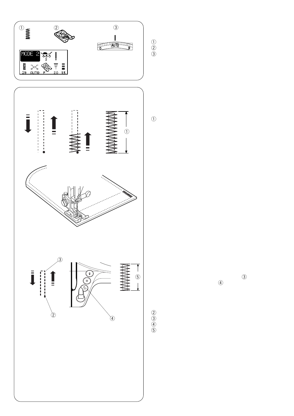 Tacking | Janome MEMORY CRAFT 4900 QC User Manual | Page 57 / 89
