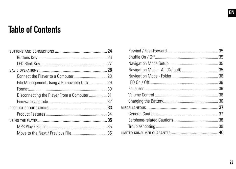 Jens of Sweden MP-X User Manual | Page 3 / 22