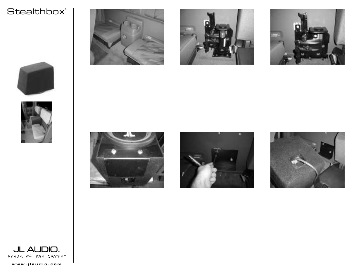 JL Audio Stealthbox SB-GM-CLREXT/10W3v3/DG User Manual | 3 pages