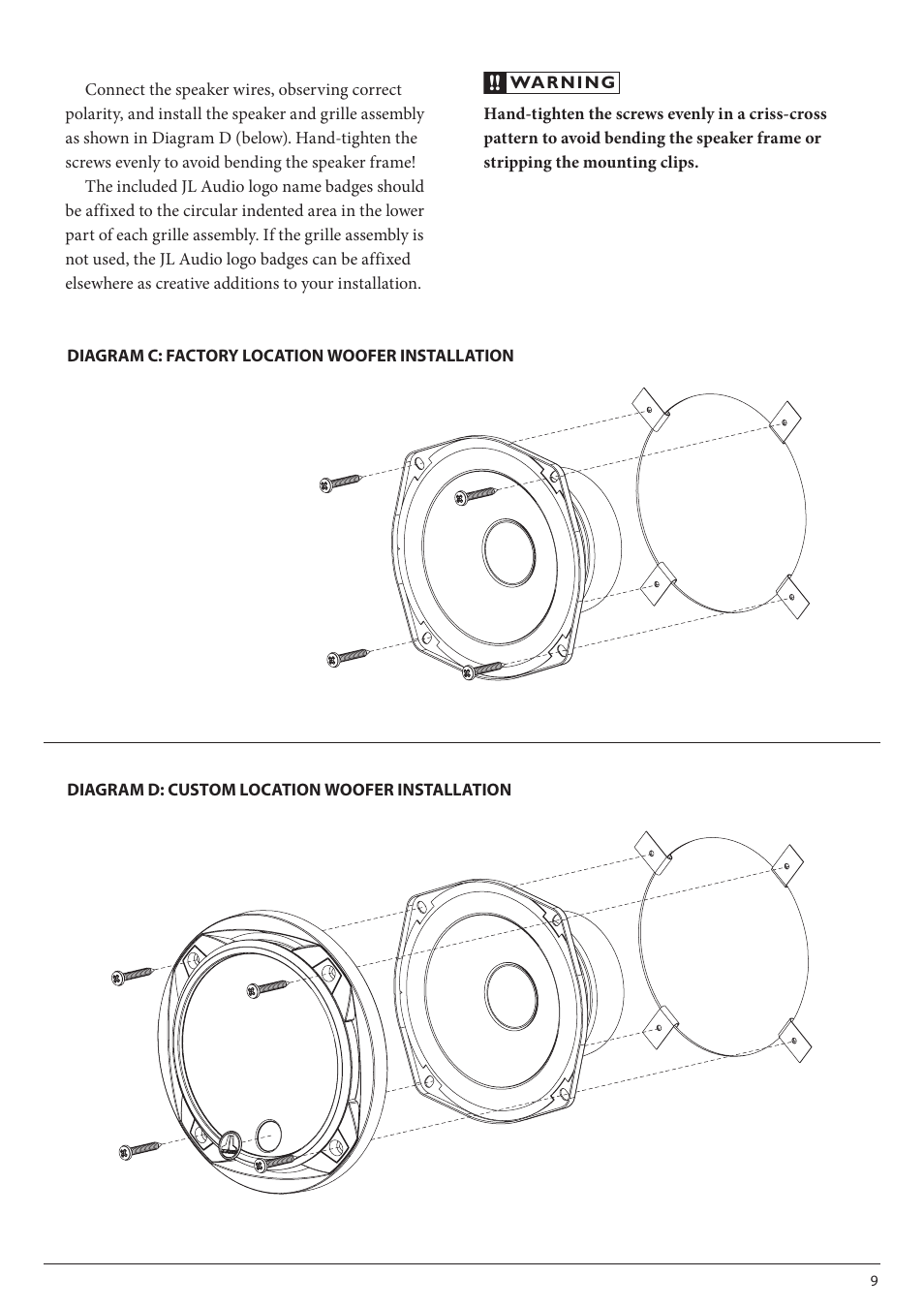 JL Audio C2-525 User Manual | Page 9 / 12