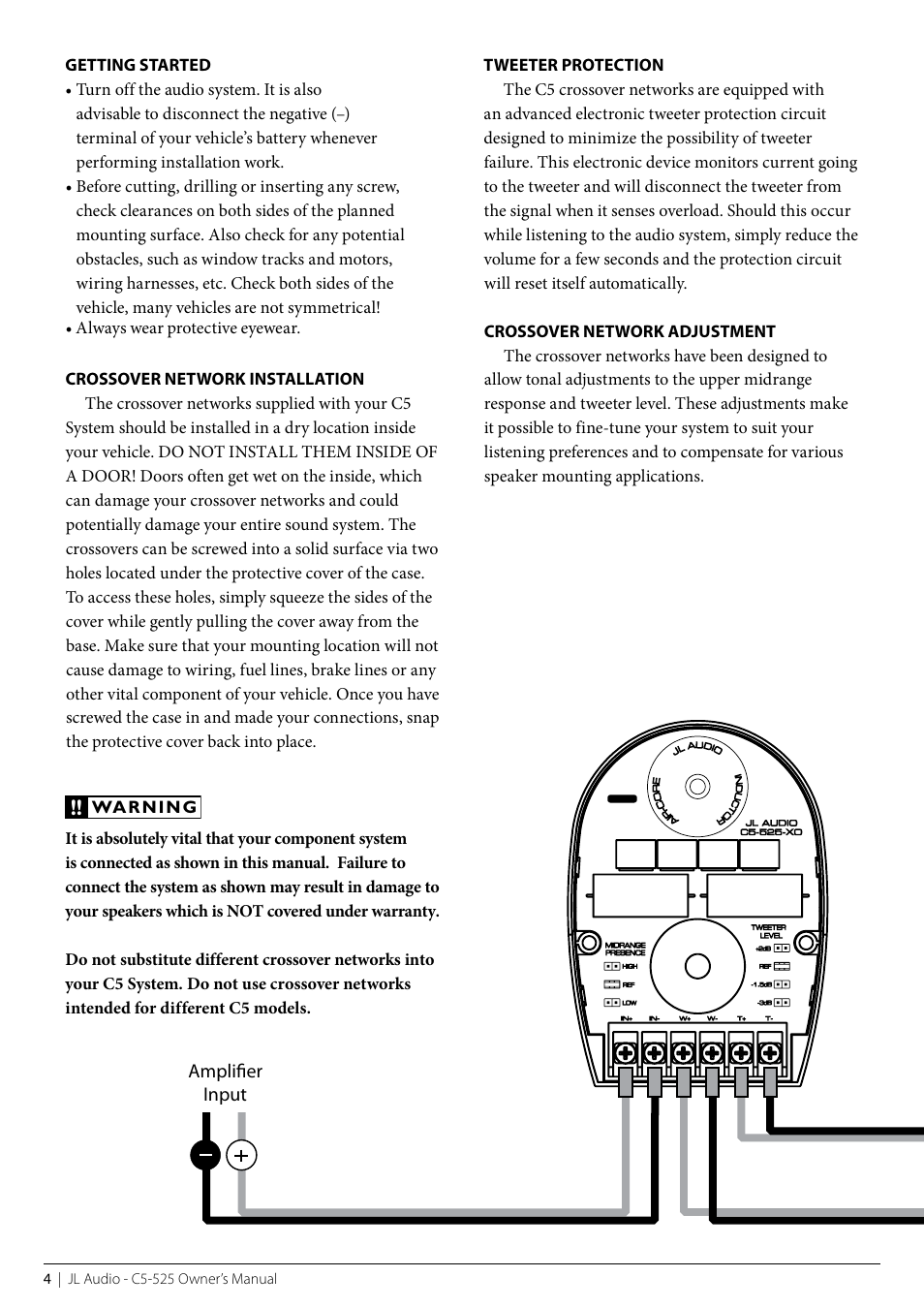 JL Audio C5-570 User Manual | Page 4 / 12