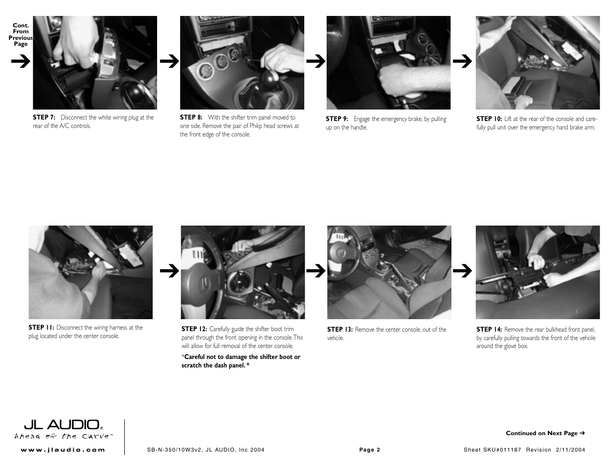 JL Audio SB-N-350/10W3v3 User Manual | Page 2 / 4