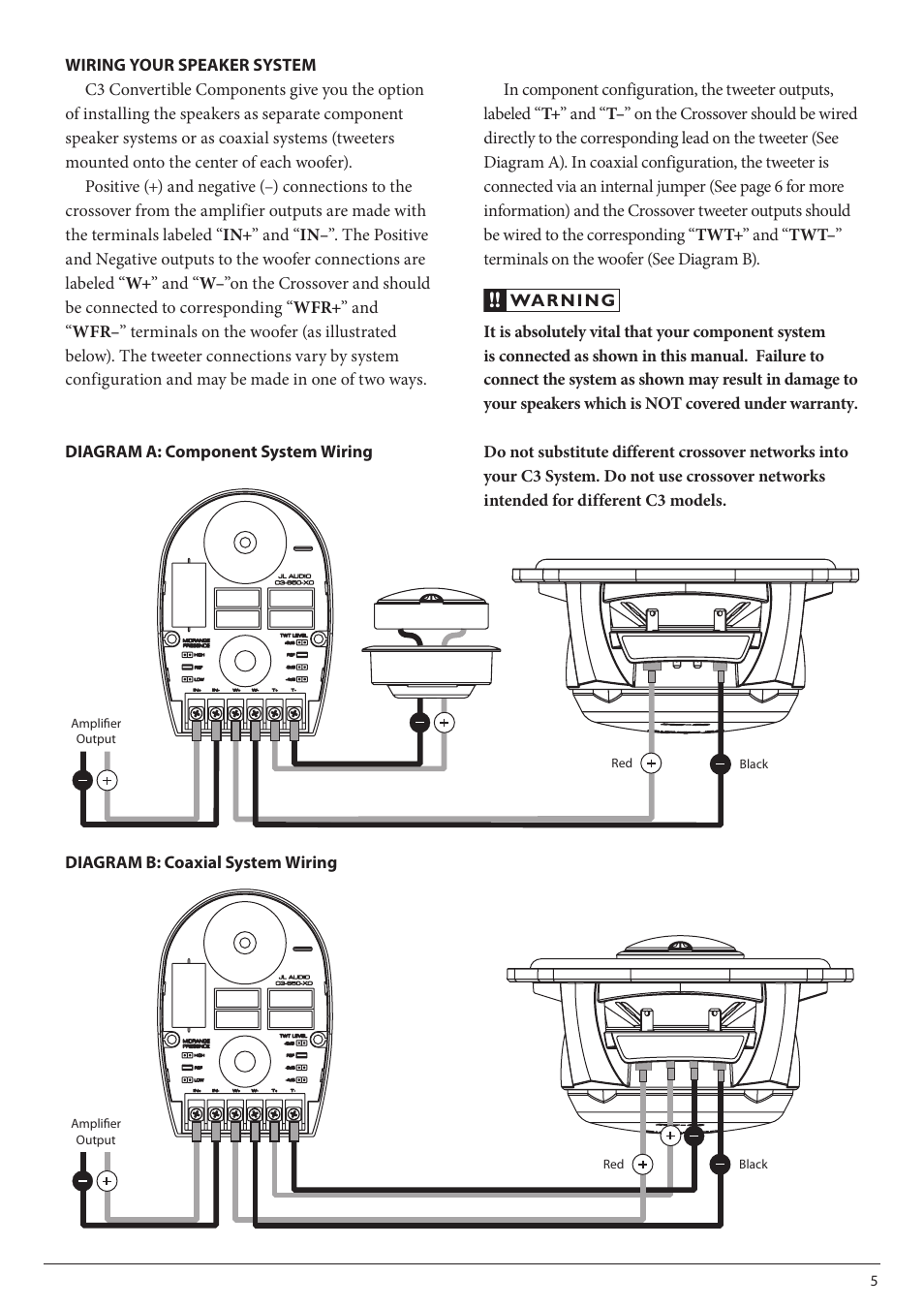 JL Audio C3-100ct User Manual | Page 5 / 16