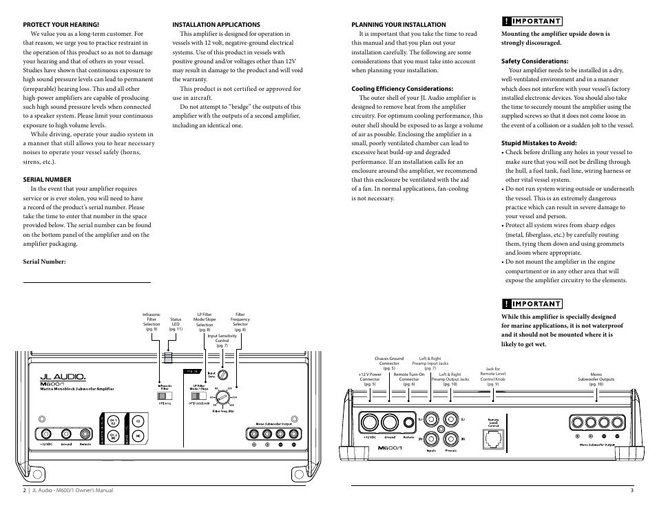 JL Audio MAN-01-2010 User Manual | Page 2 / 11