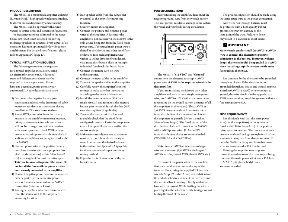 JL Audio MAN-01-2010 User Manual | Page 3 / 11