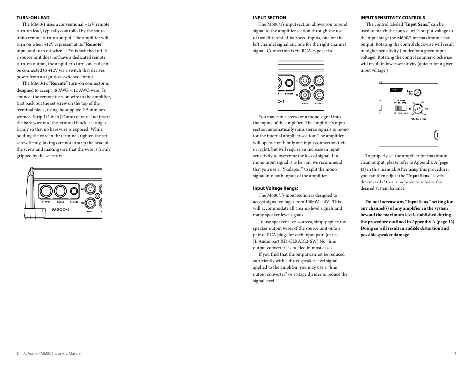 JL Audio MAN-01-2010 User Manual | Page 4 / 11