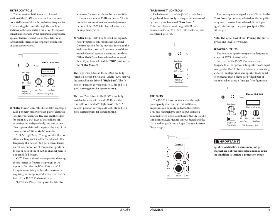 JL Audio J2320.4 User Manual | Page 5 / 11