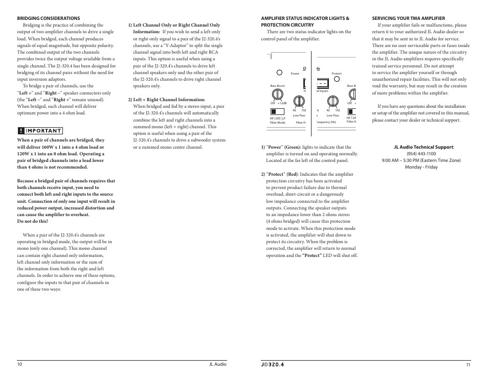 JL Audio J2320.4 User Manual | Page 6 / 11