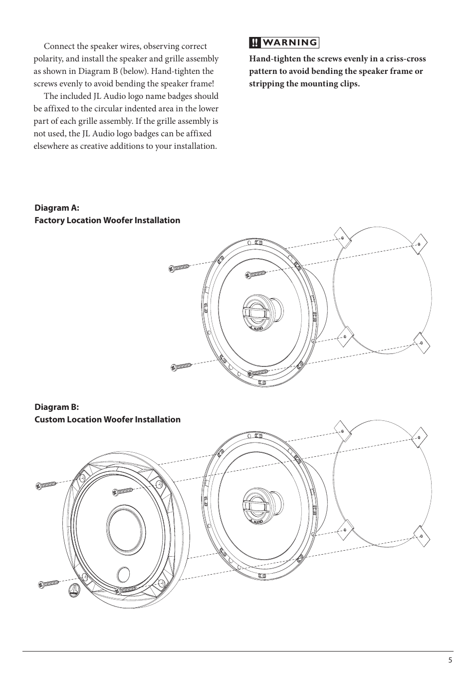 JL Audio C2-650x-06112008 User Manual | Page 5 / 8