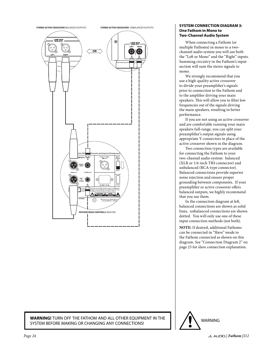 JL Audio Fathom f212 User Manual | Page 24 / 36