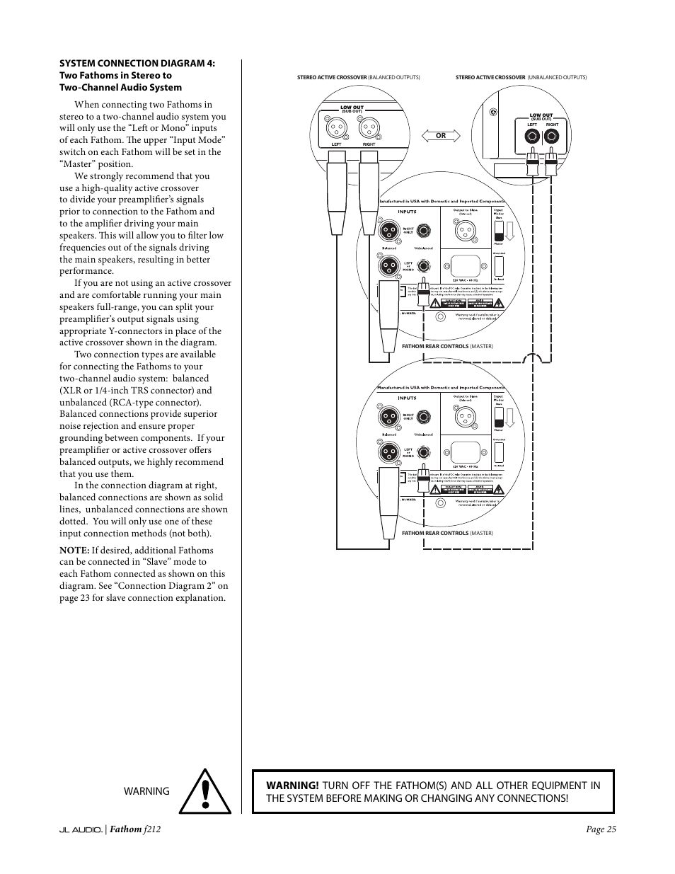 JL Audio Fathom f212 User Manual | Page 25 / 36