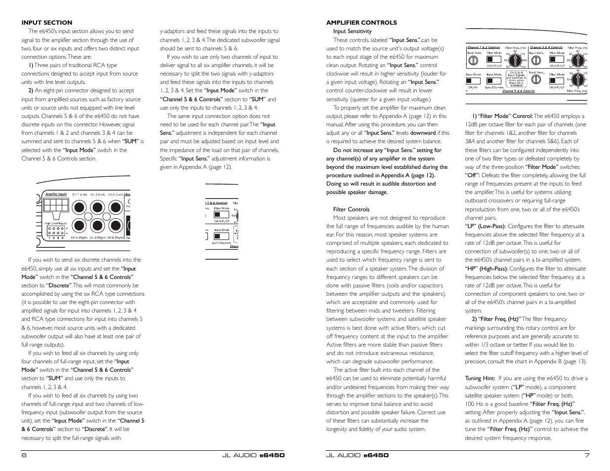 JL Audio E6450 User Manual | Page 4 / 11