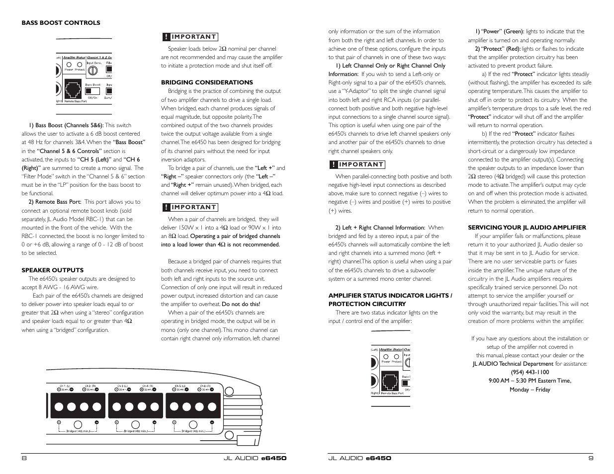 JL Audio E6450 User Manual | Page 5 / 11