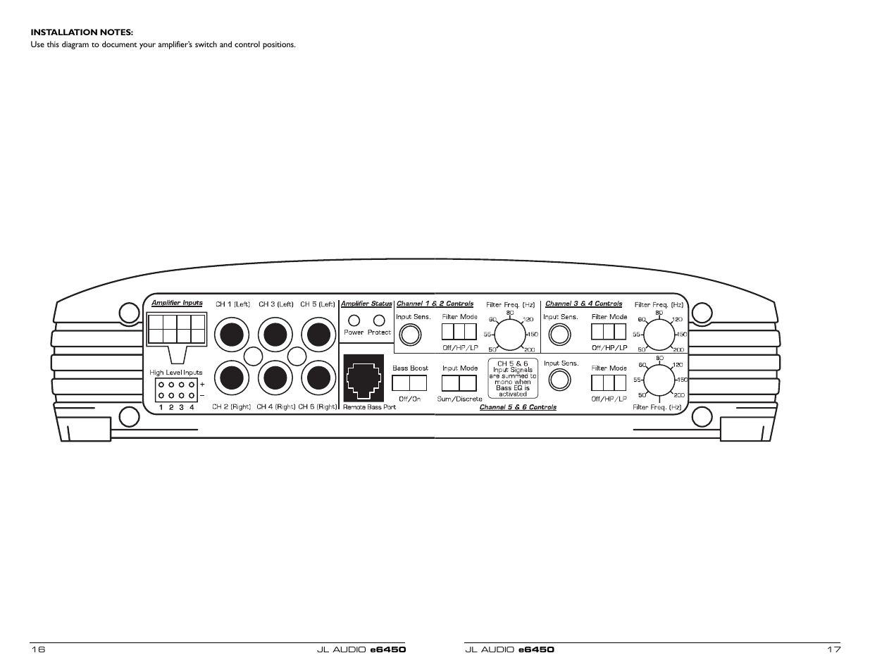 JL Audio E6450 User Manual | Page 9 / 11