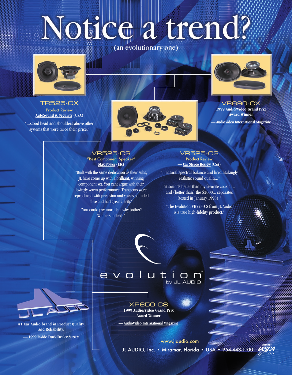 JL Audio XR650-CS User Manual | 1 page