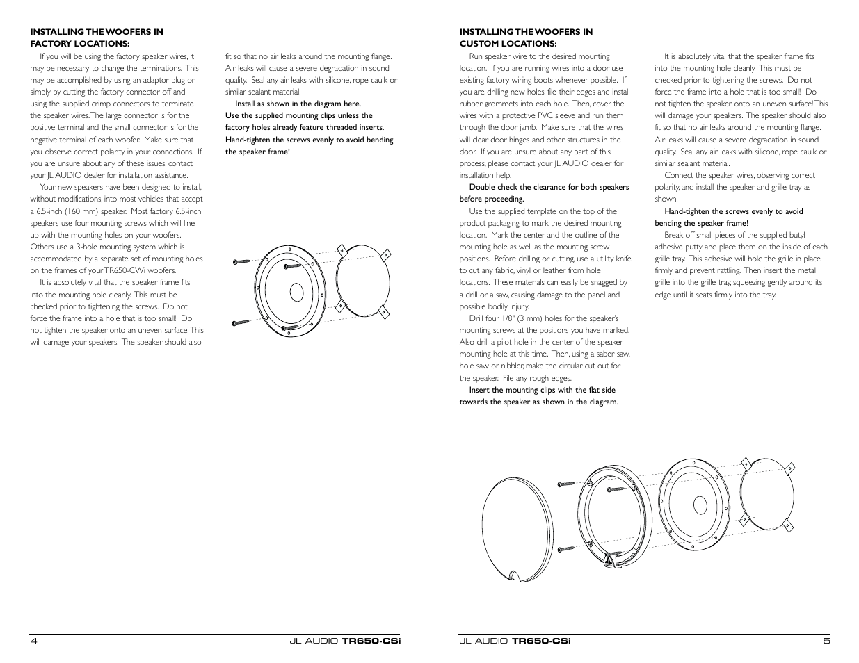 JL Audio TR650-CSi User Manual | Page 3 / 5