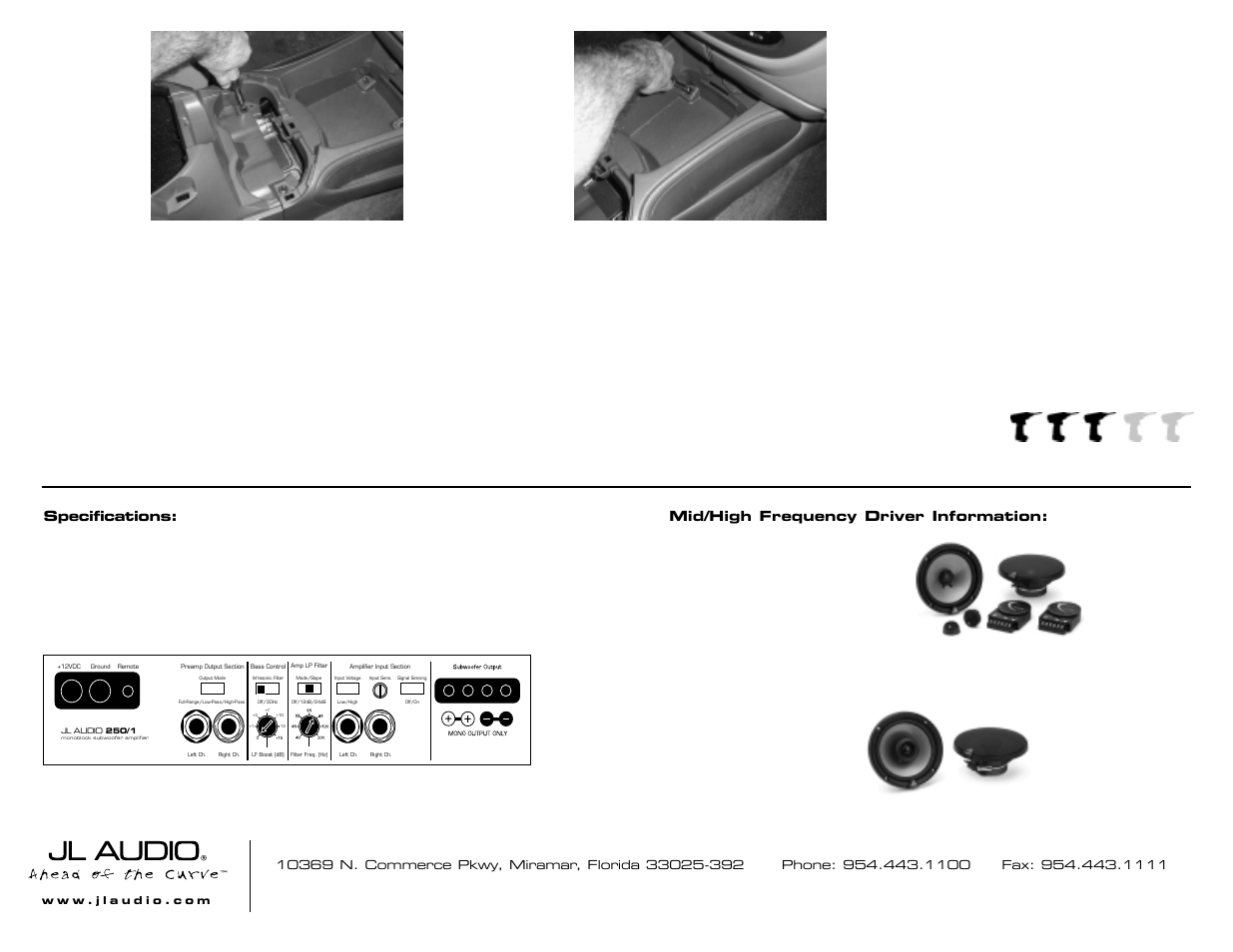 JL Audio Stealthbox SB-T-TUNCNSL2/10W3v3/BK User Manual | Page 5 / 5