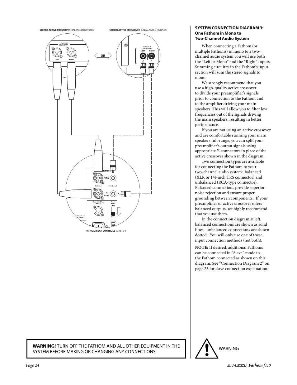 JL Audio Fathom f110 User Manual | Page 24 / 36
