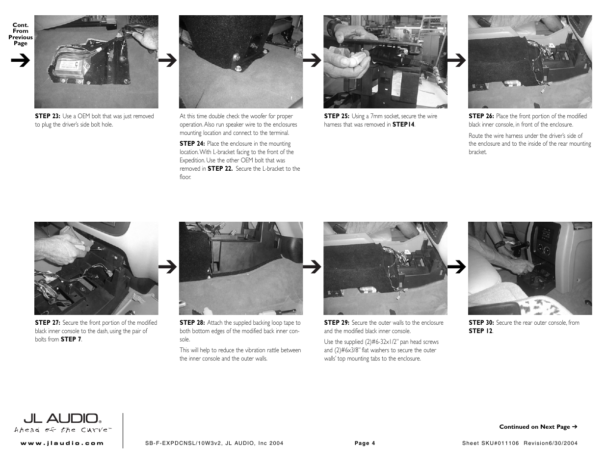 JL Audio SB-F-EXPDCNSL User Manual | Page 4 / 6