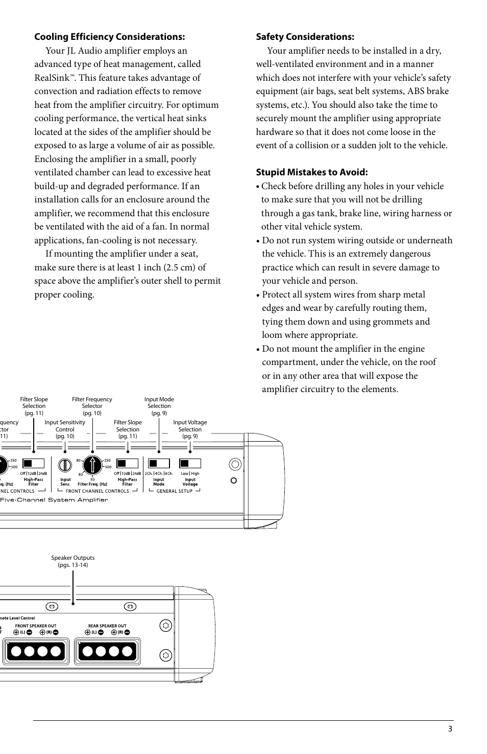 JL Audio HD900/5 User Manual | Page 3 / 24
