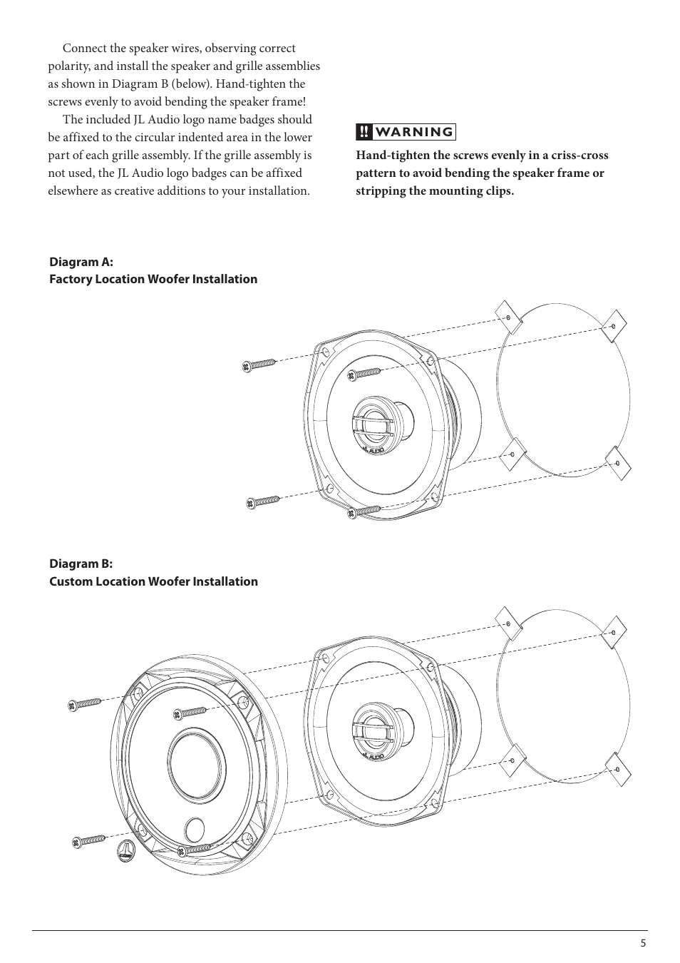 JL Audio C2-525x User Manual | Page 5 / 8