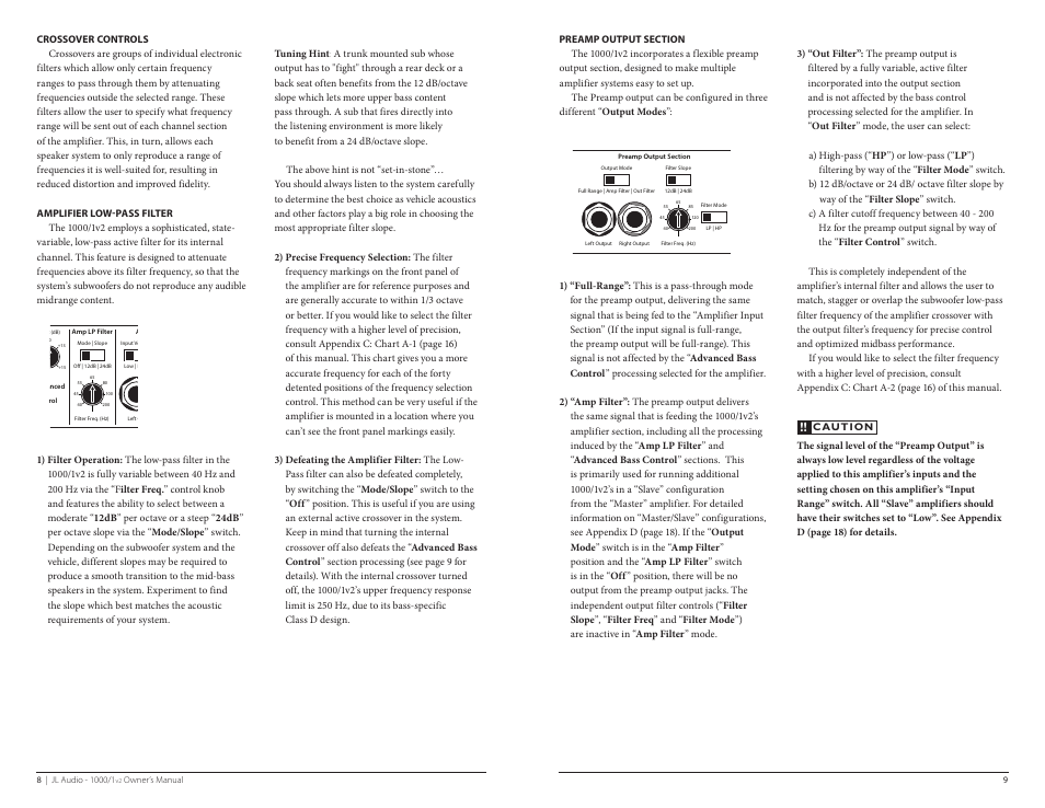 JL Audio 1000/1v2 User Manual | Page 5 / 13