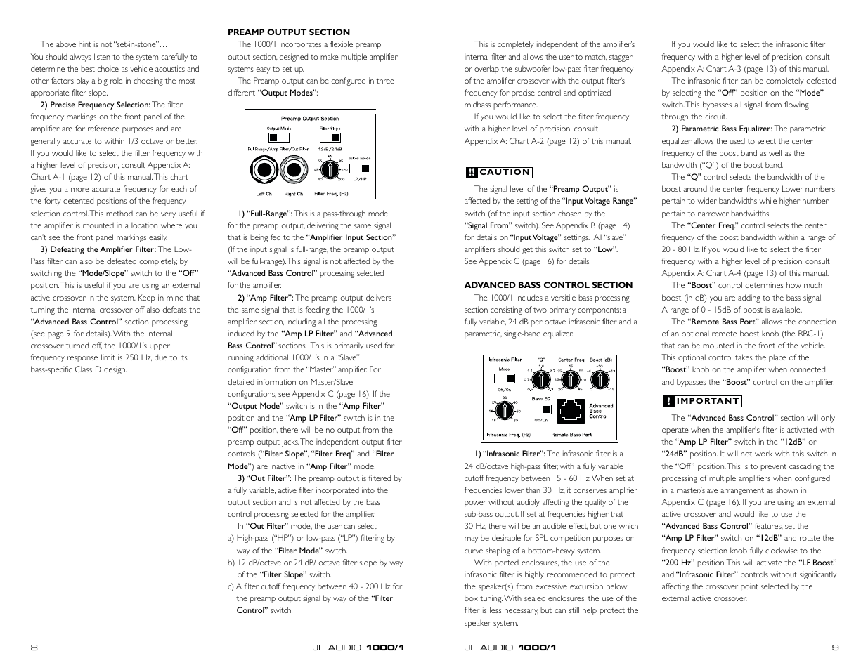 JL Audio 1000/1 User Manual | Page 5 / 13