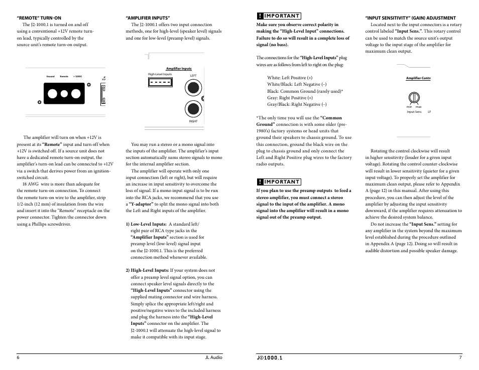 JL Audio J21000.1 User Manual | Page 4 / 11