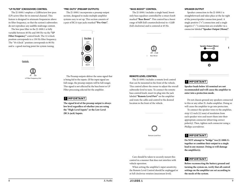 JL Audio J21000.1 User Manual | Page 5 / 11