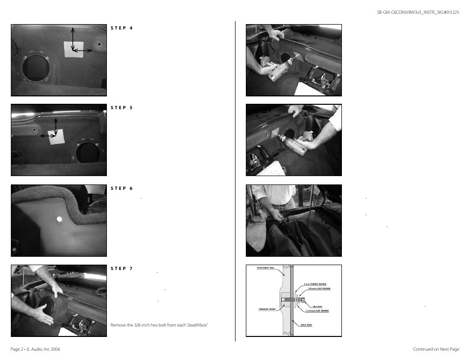 JL Audio Stealthbox SB-GM-C6CONV/8W3v3 User Manual | Page 2 / 3