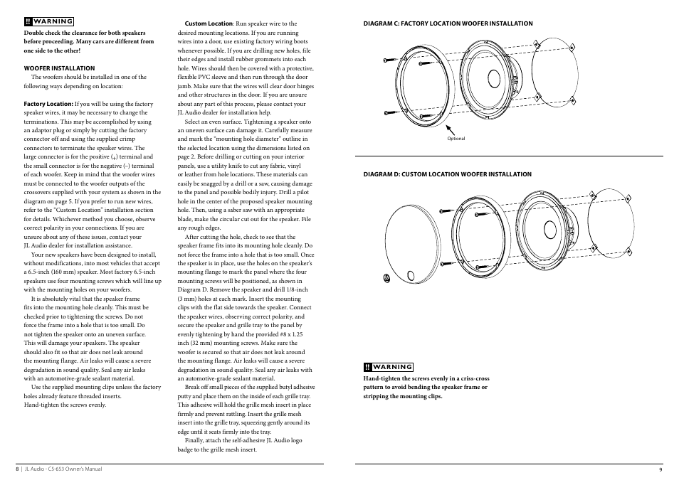 JL Audio C5-650cw User Manual | Page 5 / 9