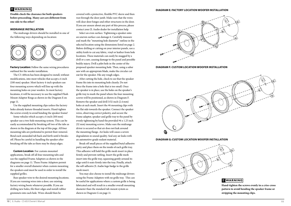 JL Audio C5-650cw User Manual | Page 6 / 9