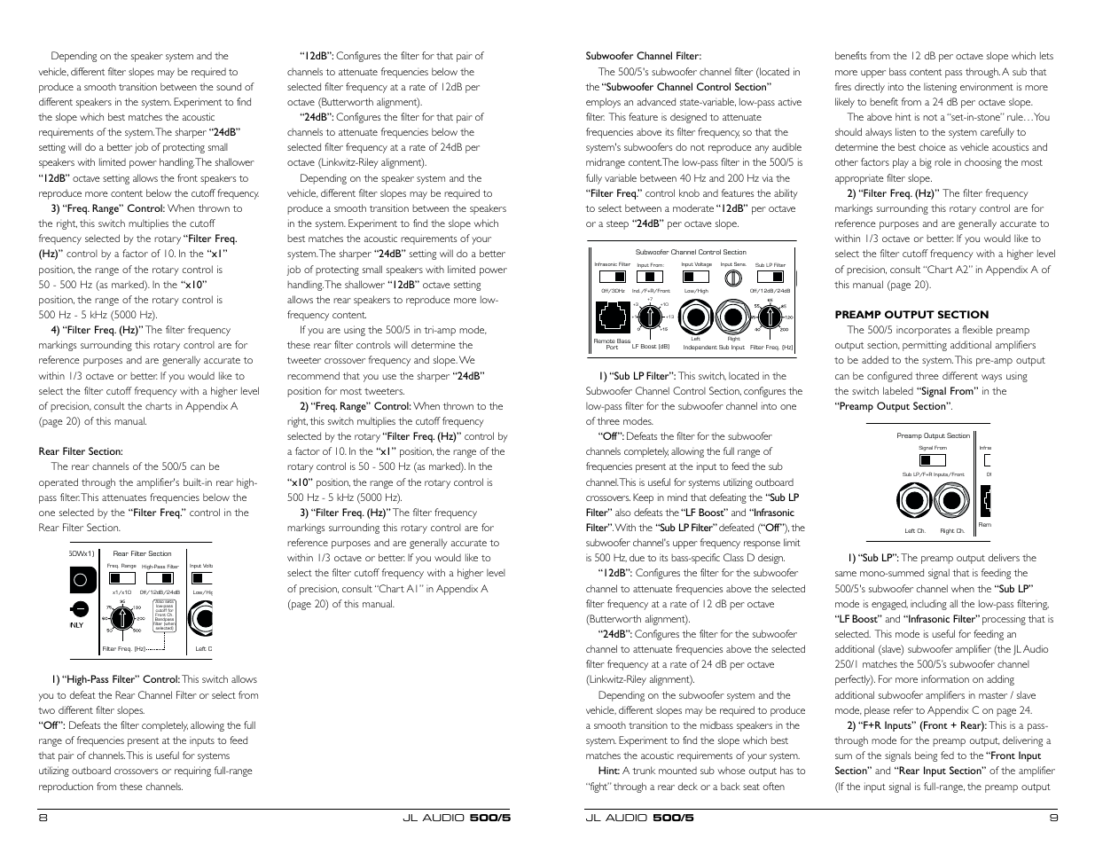 JL Audio 505 User Manual | Page 5 / 17