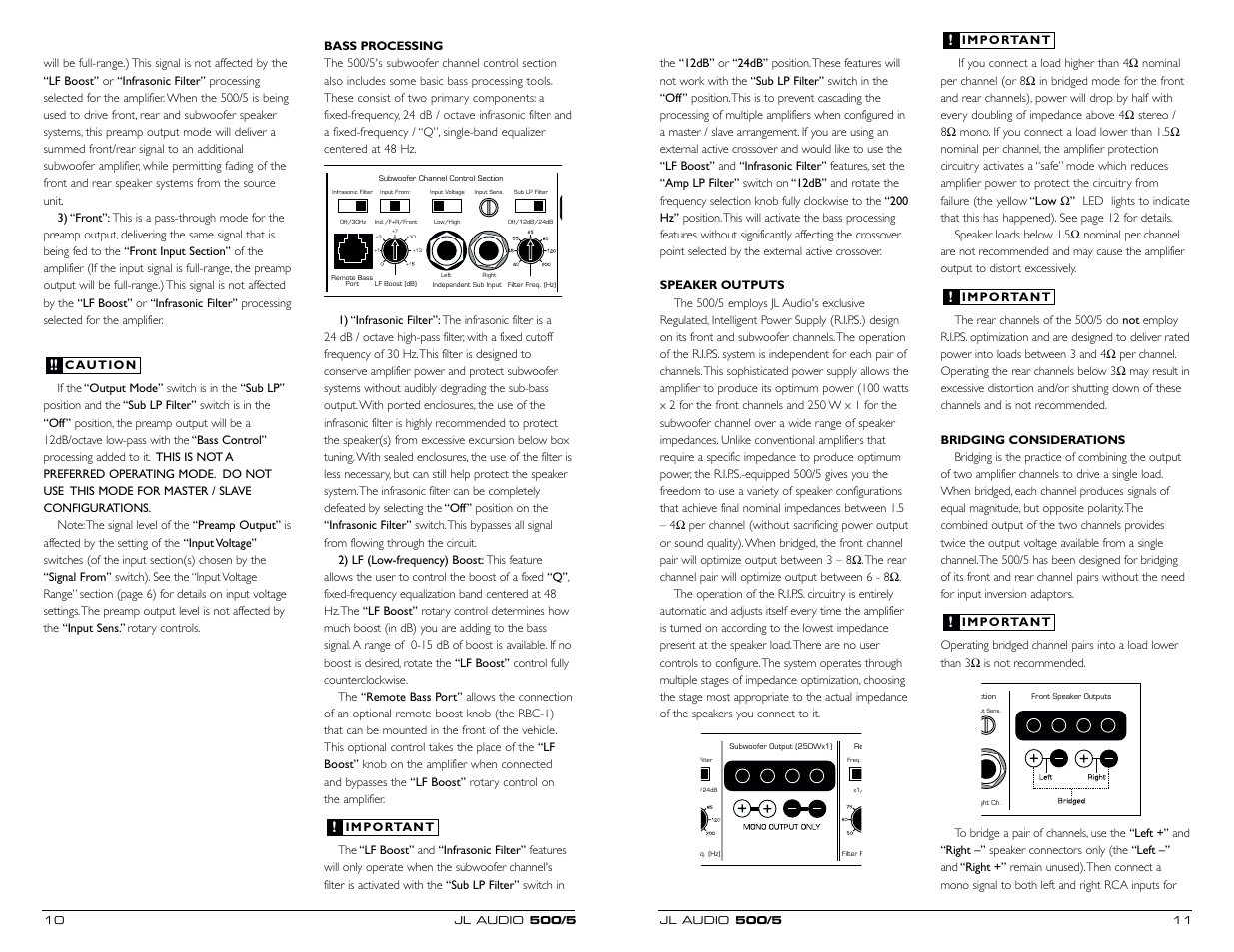 JL Audio 505 User Manual | Page 6 / 17