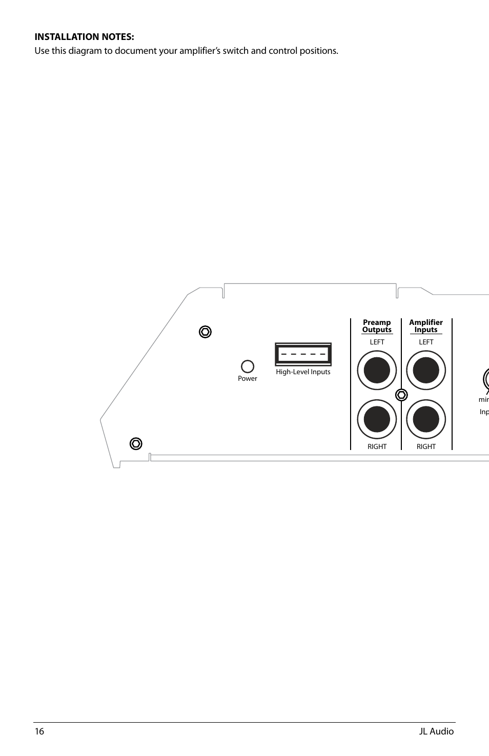 Jl audio | JL Audio J2250.1 User Manual | Page 16 / 20