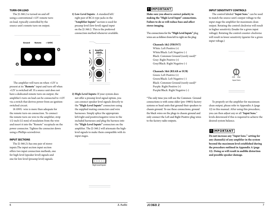 JL Audio J2360.2 User Manual | Page 4 / 11