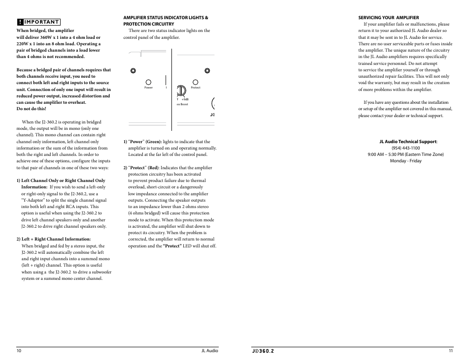 JL Audio J2360.2 User Manual | Page 6 / 11