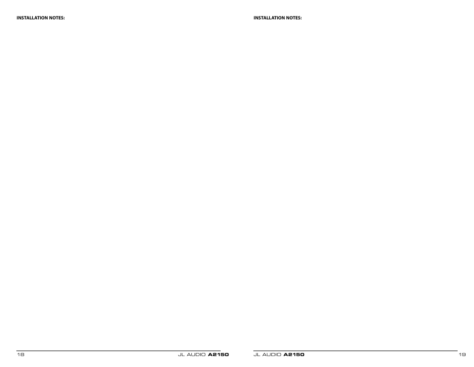 JL Audio A2150 User Manual | Page 10 / 11