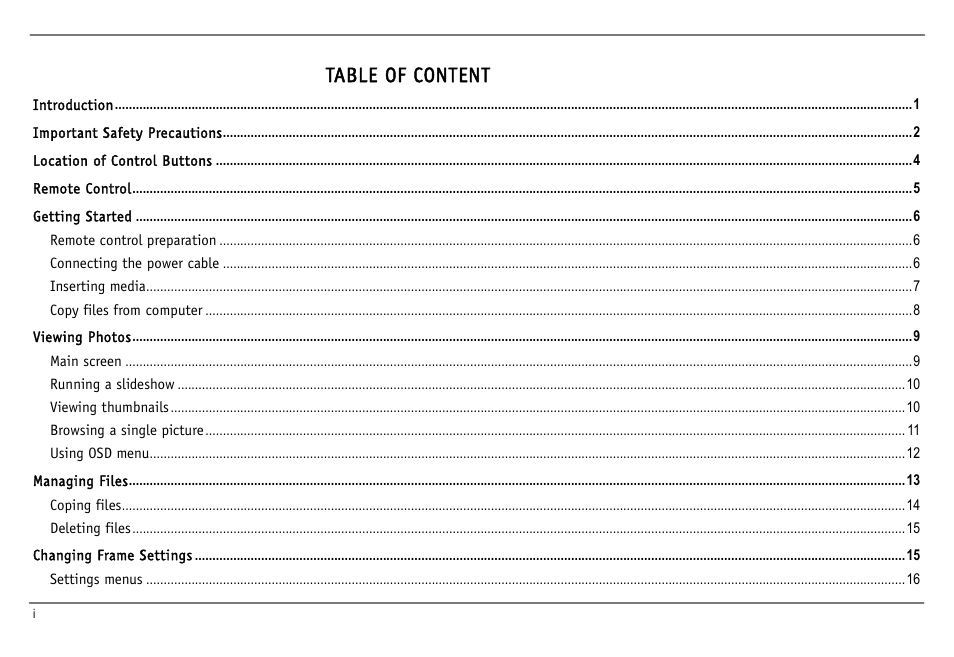 JOBO Photo Display PDJ077 User Manual | Page 2 / 23