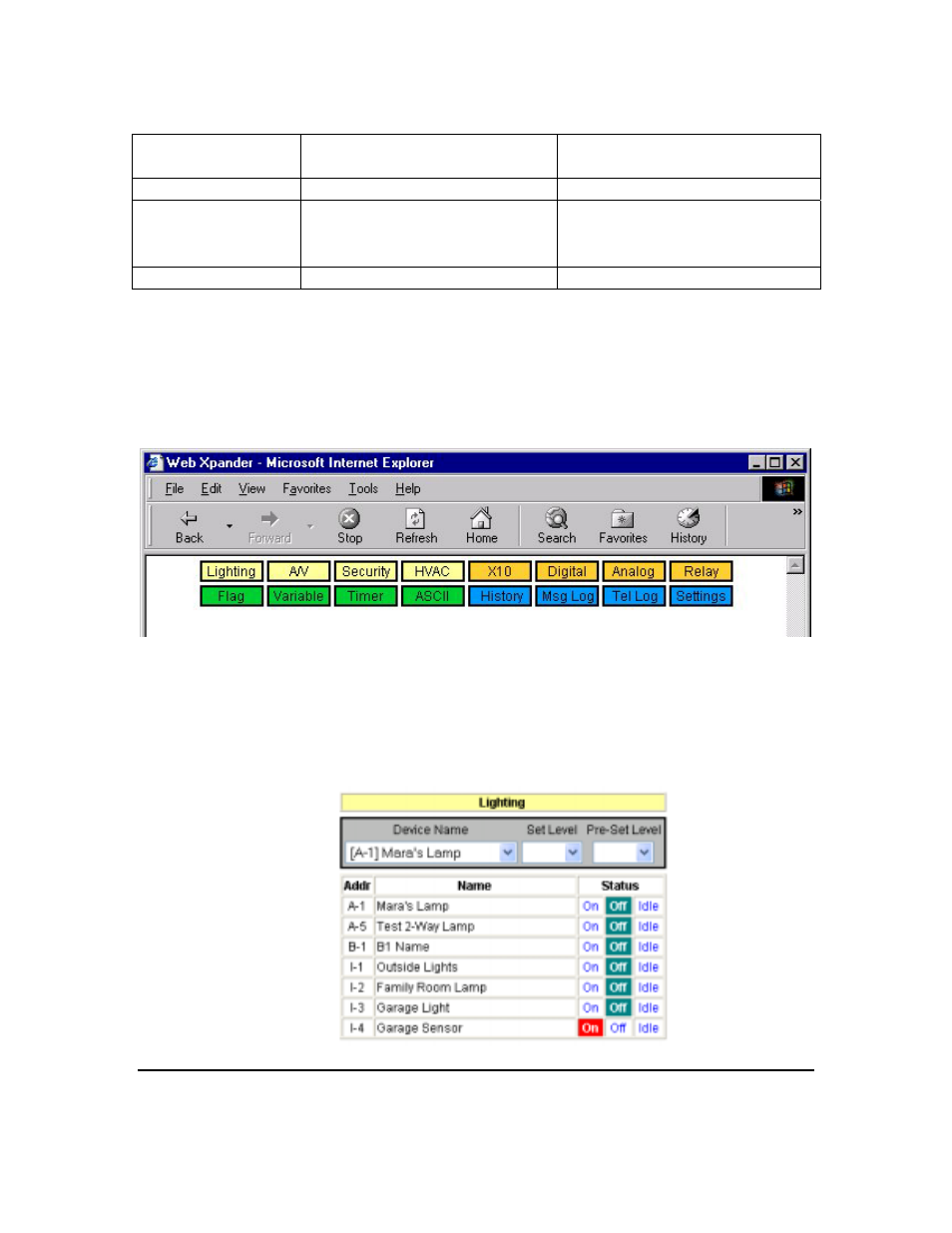 JDS Uniphase WEB XPANDER RS-232 User Manual | Page 8 / 34