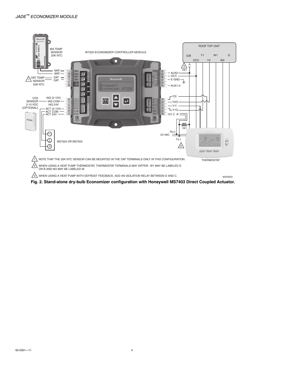 Jade, Economizer module | Jade Range W7220 User Manual | Page 4 / 20