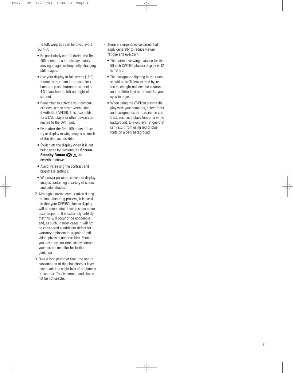 JBL CVPD50 User Manual | Page 41 / 116