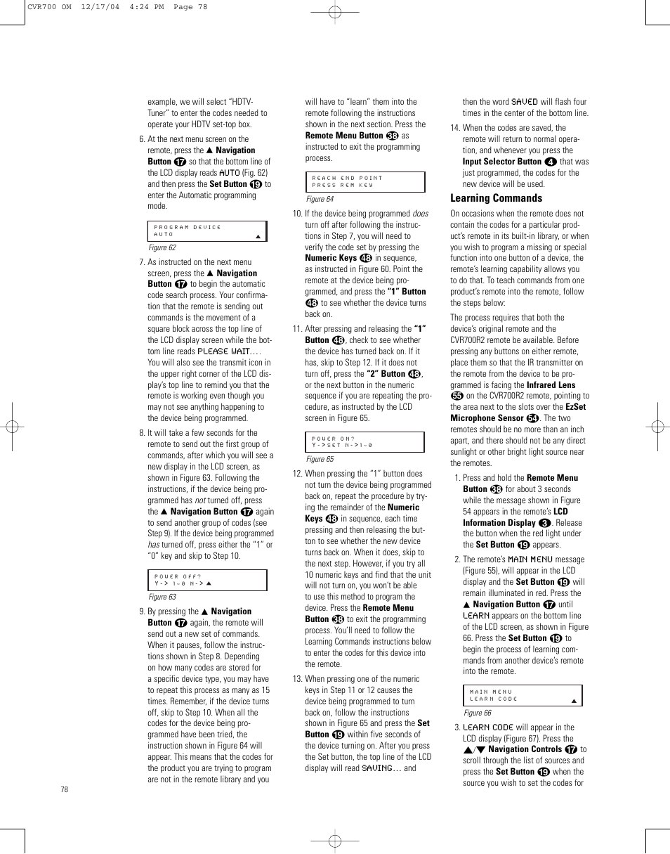 JBL CVPD50 User Manual | Page 78 / 116