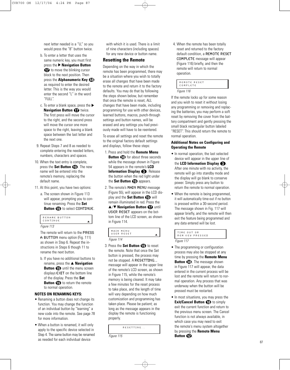 JBL CVPD50 User Manual | Page 87 / 116