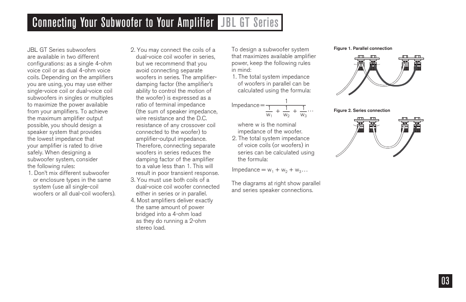 JBL GT150D User Manual | Page 3 / 4