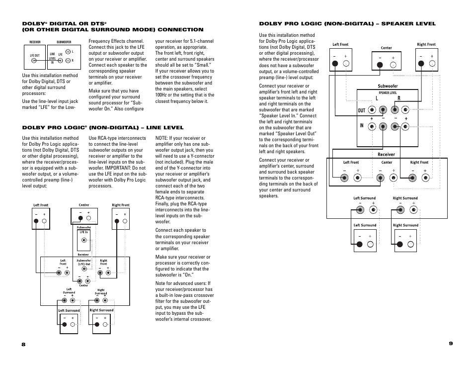 JBL SCS500.5 User Manual | Page 5 / 6