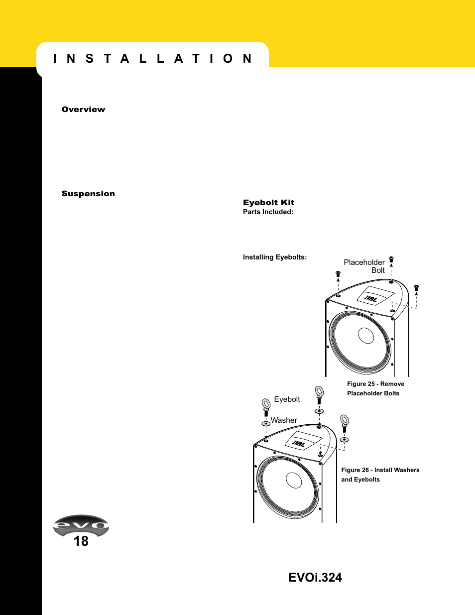 Evoi.324 | JBL EVO1.324 User Manual | Page 20 / 28