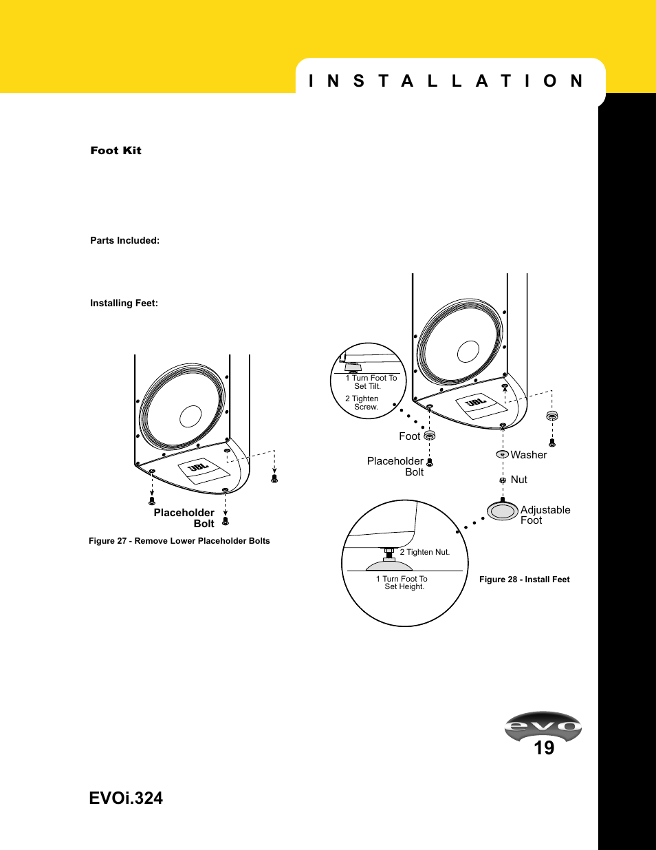 Evoi.324 | JBL EVO1.324 User Manual | Page 21 / 28