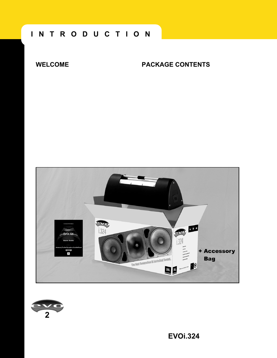 Evoi.324 | JBL EVO1.324 User Manual | Page 4 / 28